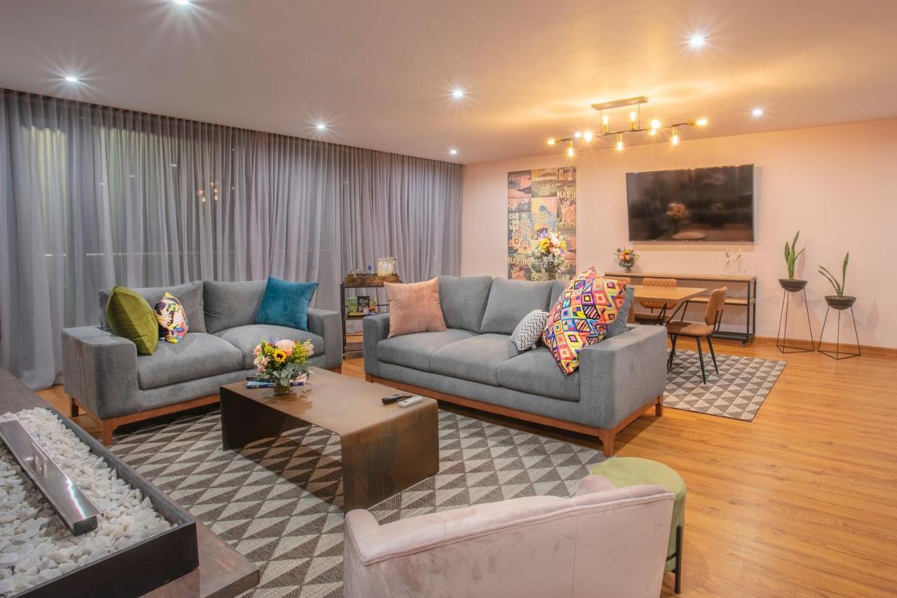 Hotel V1501 Pasto Eksteriør bilde The living room of the 2019 series